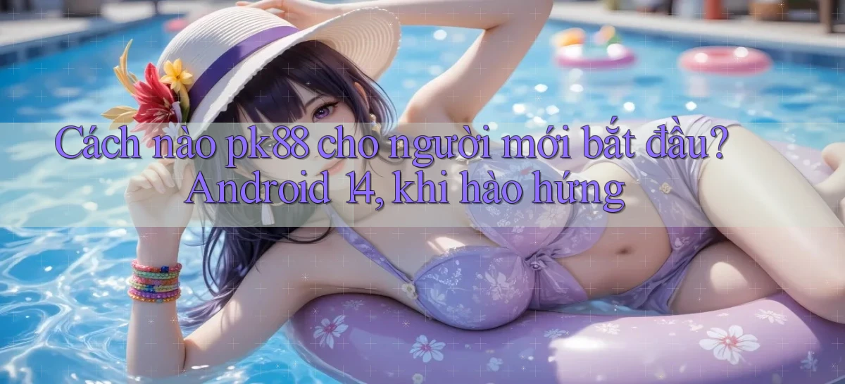 Cách nào pk88 cho người mới bắt đầu Android 14, khi hào hứng