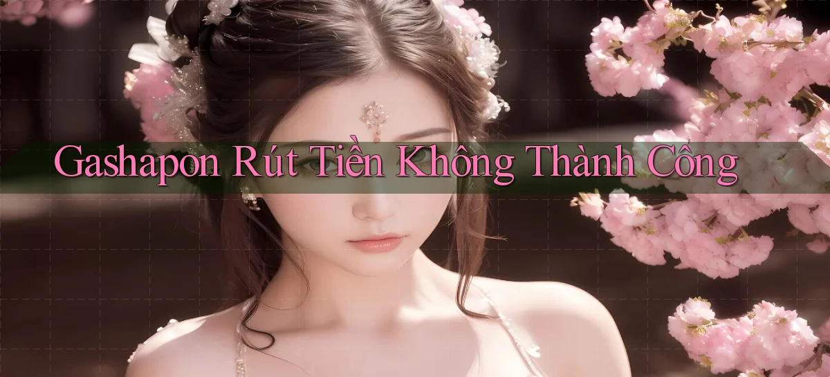 Gashapon Rút tiền không thành công