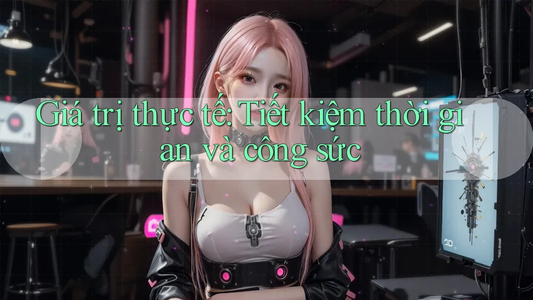 Giá trị thực tế: tiết kiệm thời gian và công sức