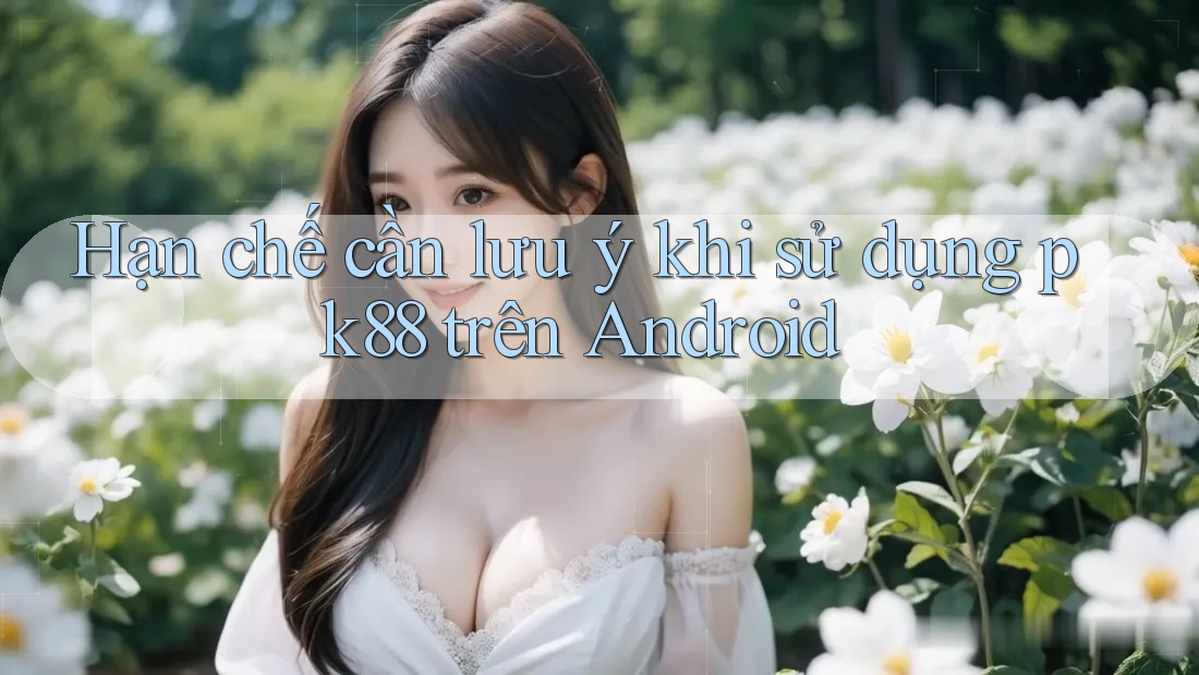Hạn chế cần lưu ý khi sử dụng pk88 trên Android