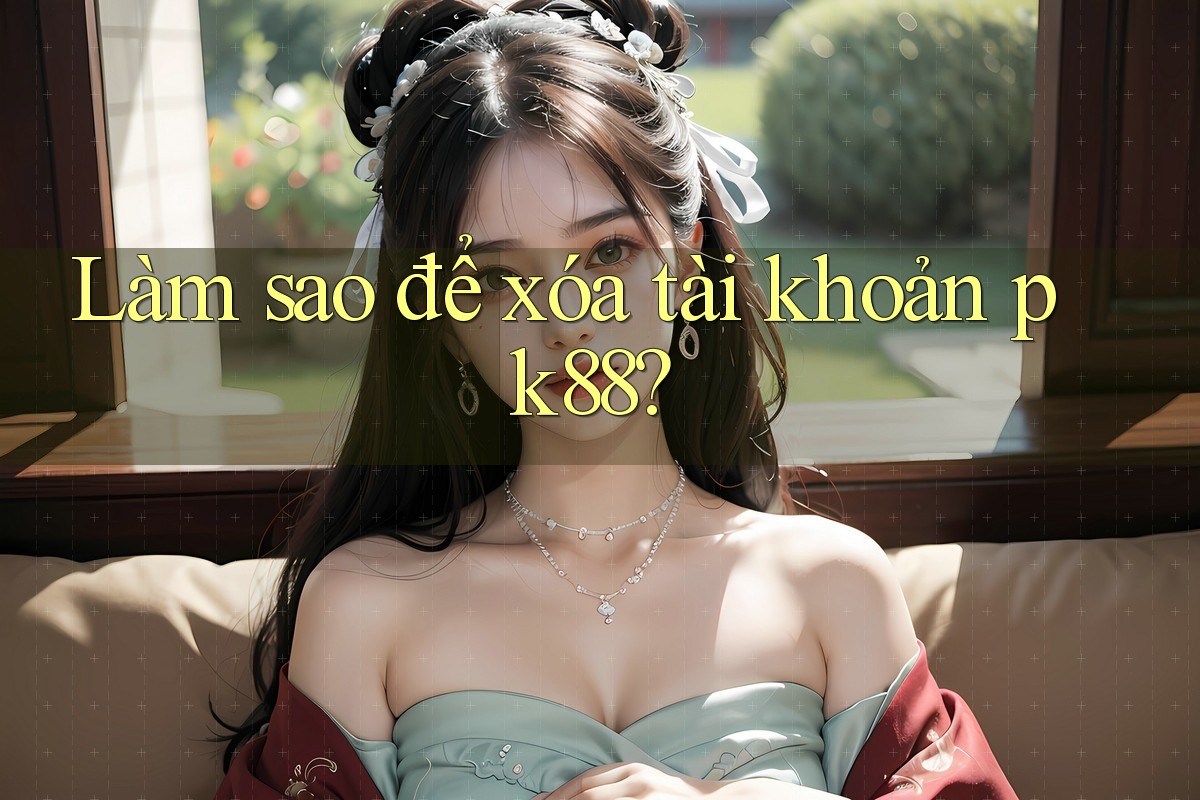 Làm sao để xóa tài khoản pk88?
