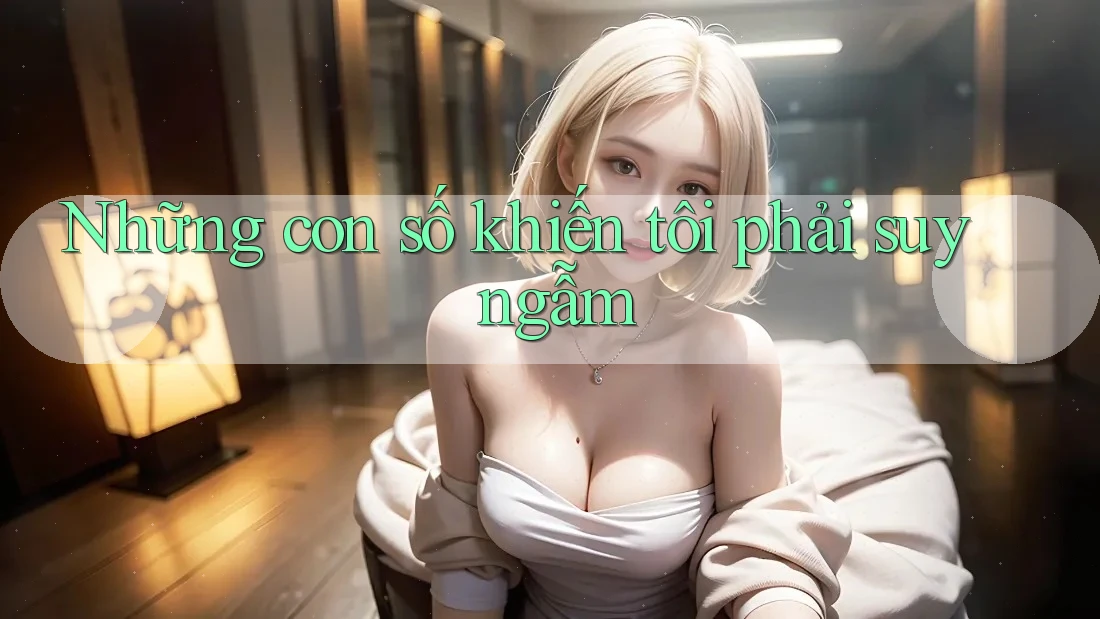 Những con số khiến tôi phải suy ngẫm