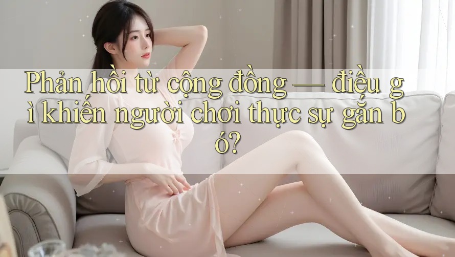 Phản hồi từ cộng đồng — điều gì khiến người chơi thực sự gắn bó?