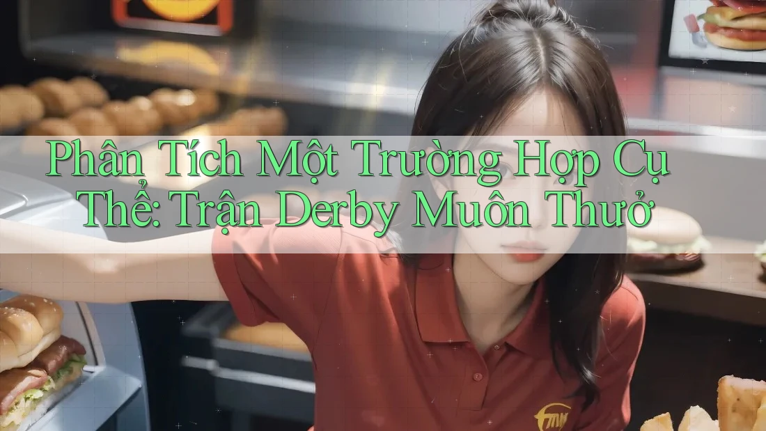 Phân Tích Một Trường Hợp Cụ Thể: Trận Derby Muôn Thưở Phân Tích Một Trường Hợp Cụ Thể: Trận Derby Muôn Thưở