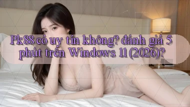Pk88 có uy tín không đánh giá 5 phút trên Windows 11 (2026)