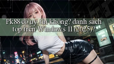 Pk88 có uy tín không danh sách top trên Windows 11 (2025)