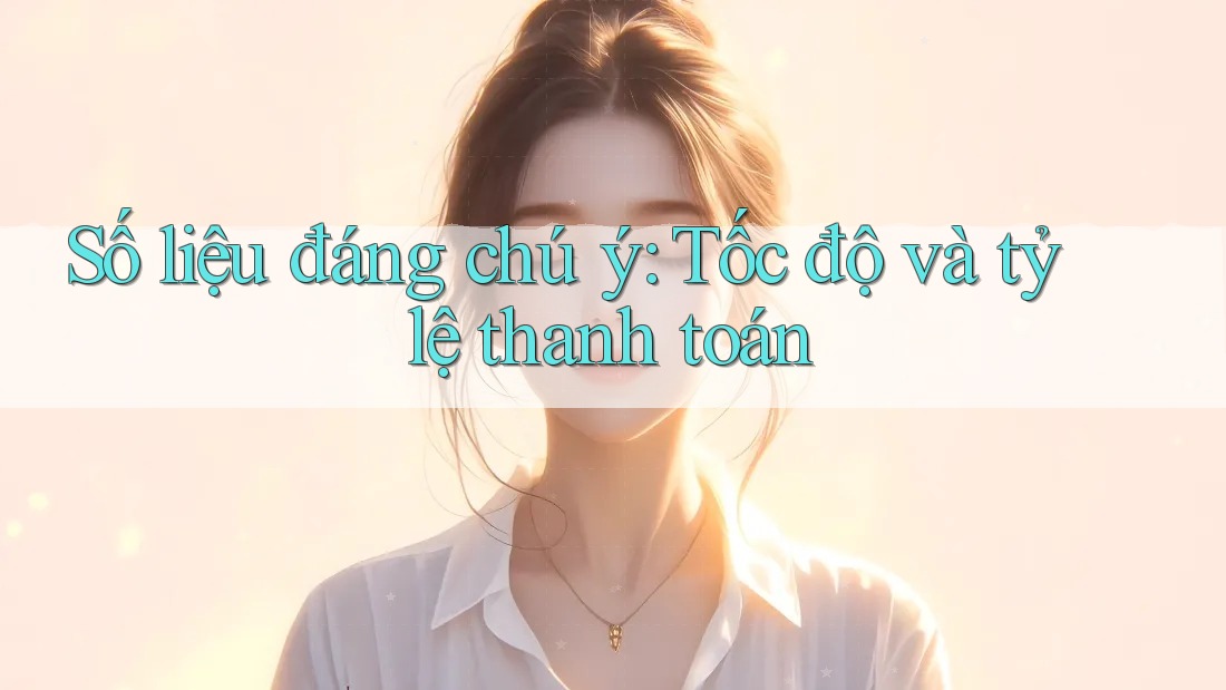 Số liệu đáng chú ý: Tốc độ và tỷ lệ thanh toán