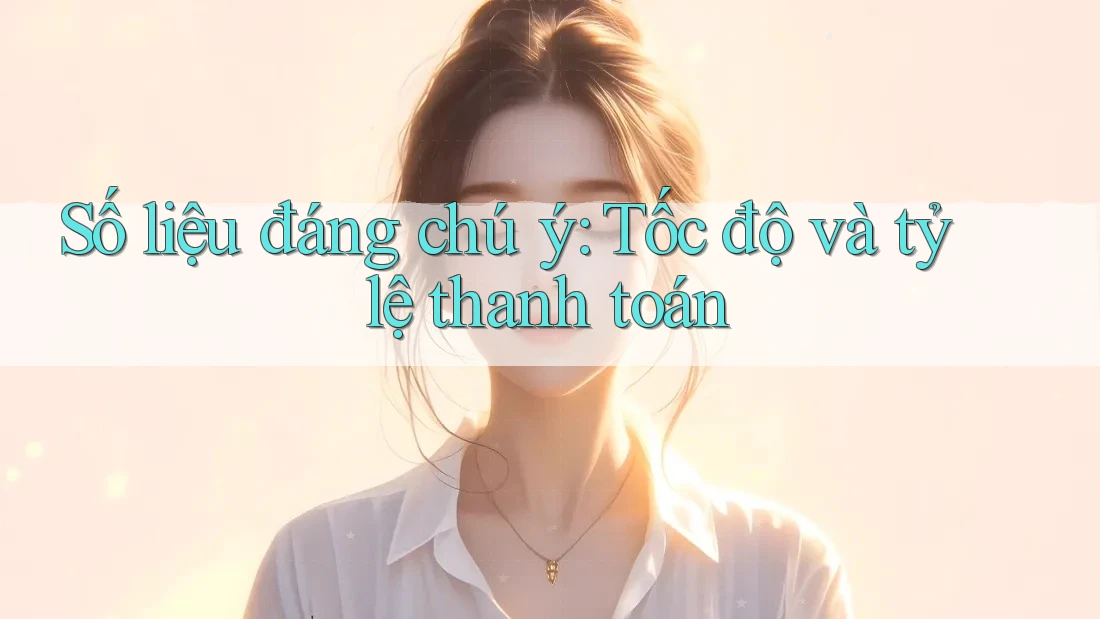 Số liệu đáng chú ý: Tốc độ và tỷ lệ thanh toán