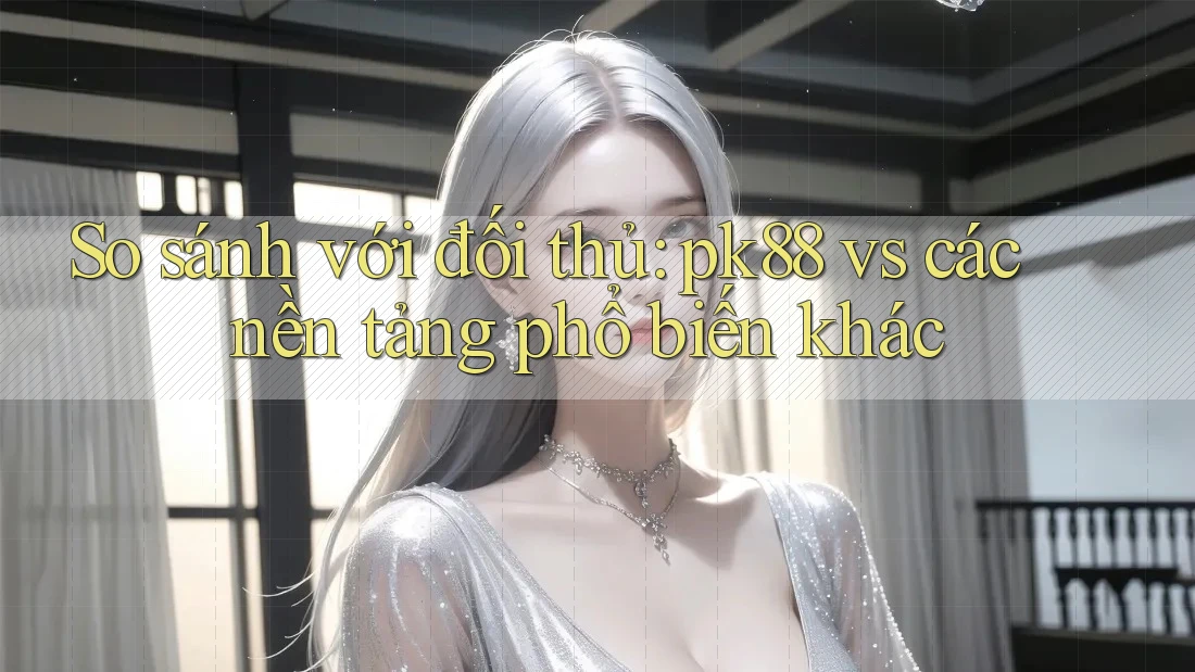 So sánh với đối thủ: pk88 vs các nền tảng phổ biến khác