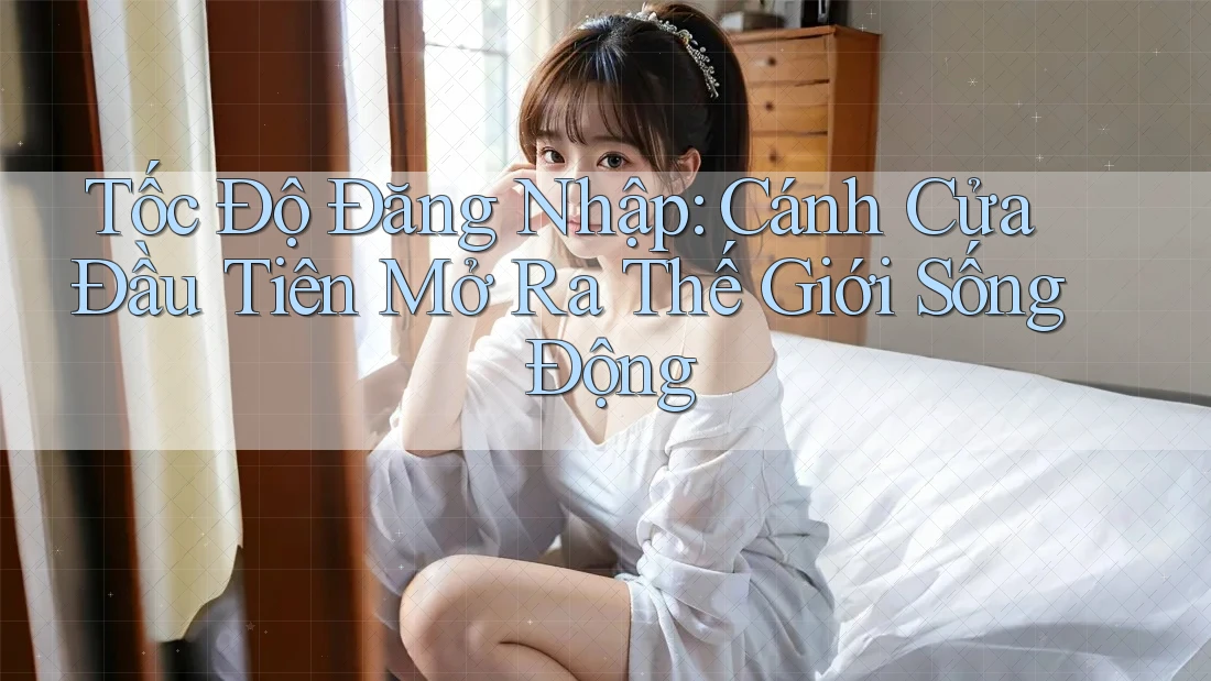 Tốc Độ Đăng Nhập: Cánh Cửa Đầu Tiên Mở Ra Thế Giới Sống Động