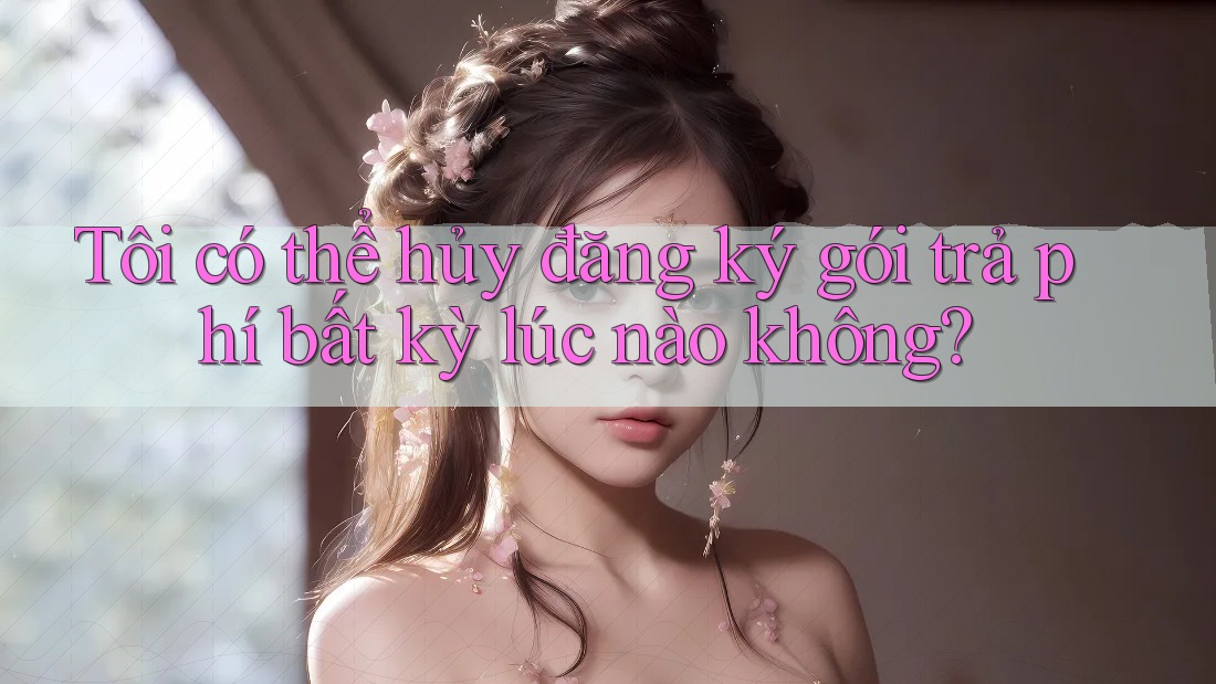 Tôi có thể hủy đăng ký gói trả phí bất kỳ lúc nào không?