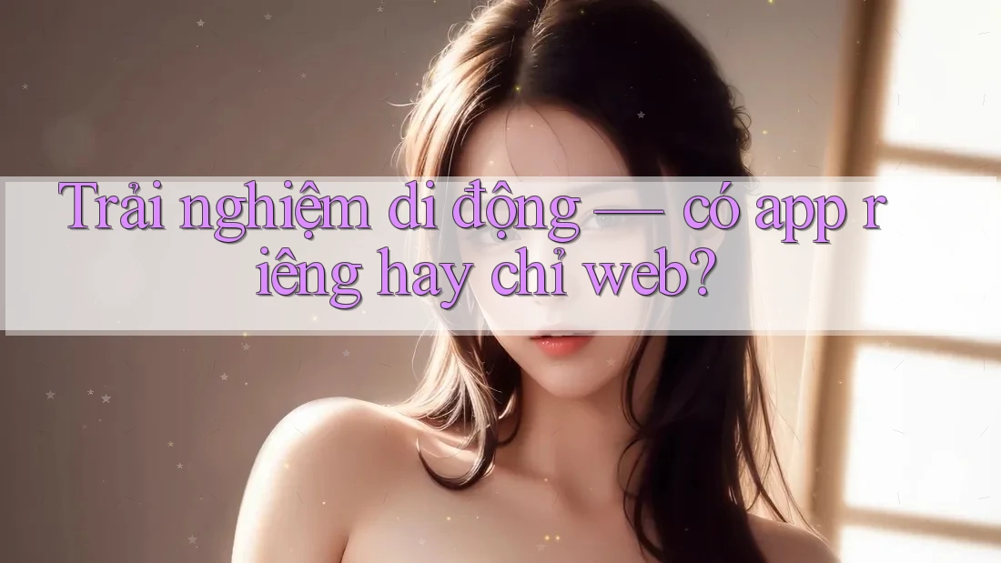 Trải nghiệm di động — có app riêng hay chỉ web?