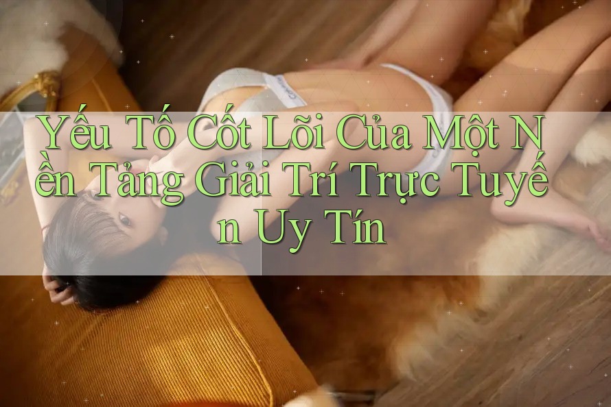 Yếu Tố Cốt Lõi Của Một Nền Tảng Giải Trí Trực Tuyến Uy Tín
